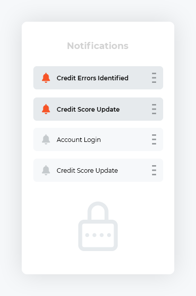 See Credit Report Change Notifications in Email & Online